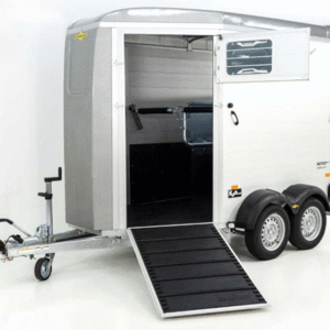 Humbaur Pferdeanhänger Notos Alu 2700 S |silber| Frontausstieg