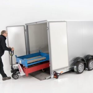 Vezeko Koffer-Absenkanhänger Höhe:210cm 2,7t|weiß
